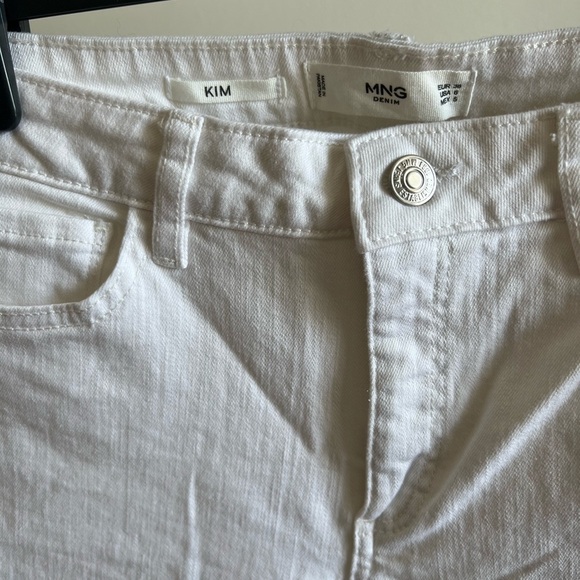 Mango White Push up Jeans in Size 6 - Picture 2 of 8